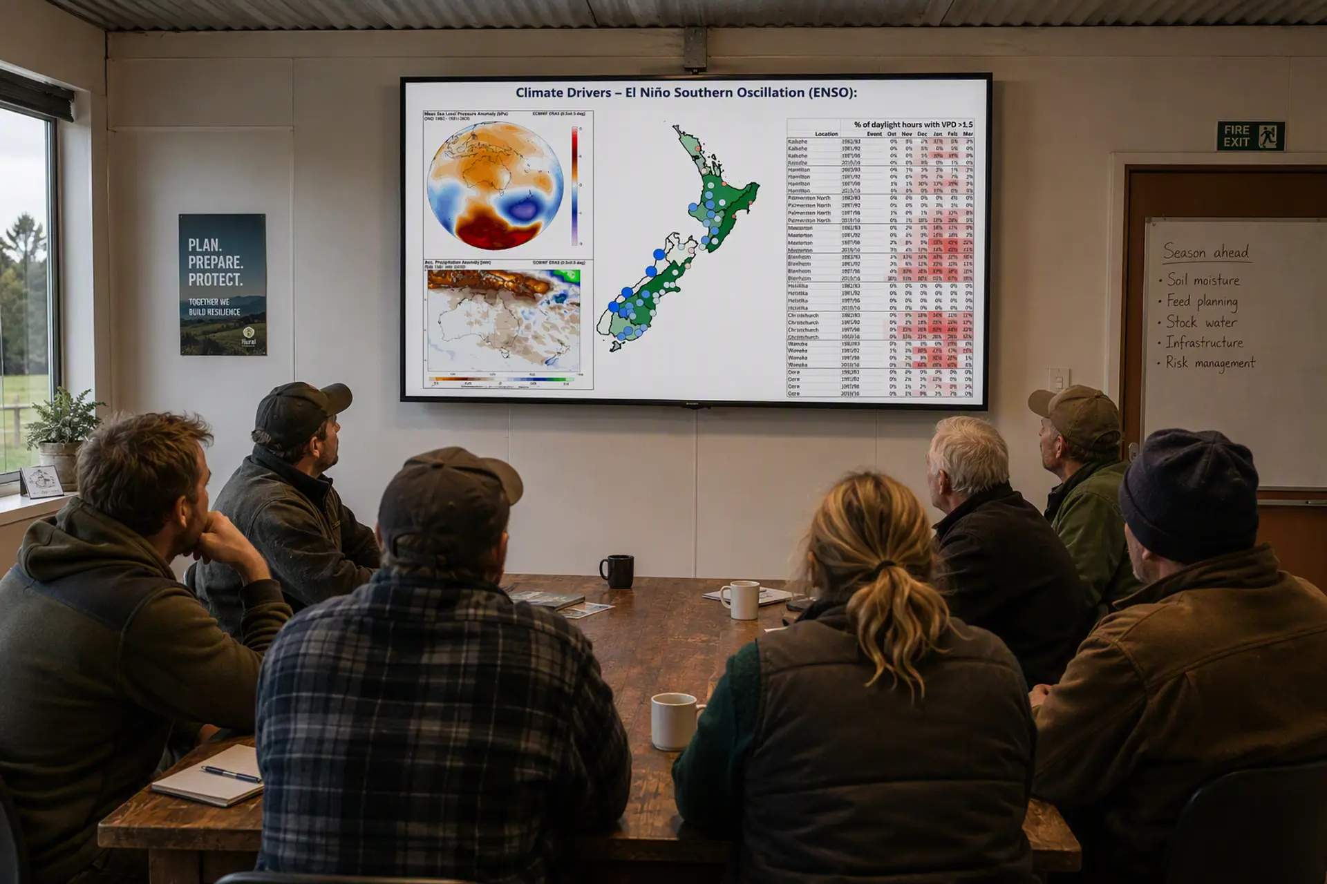 Farmer briefing