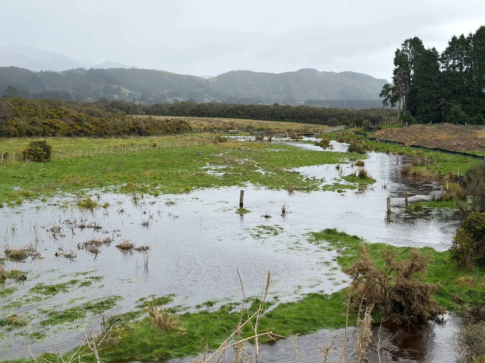 Banner image of a flooded farm